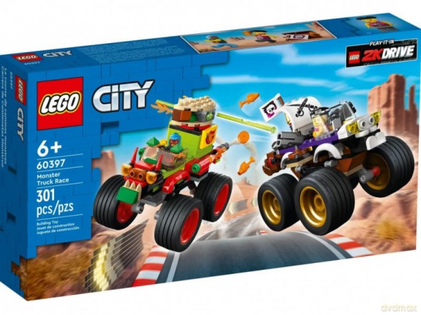 LEGO City Wyścig monster truckami (60397) [KLOCKI]