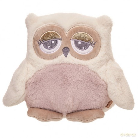 Maskotka Sowa Abby 23 cm kremowo-różowa