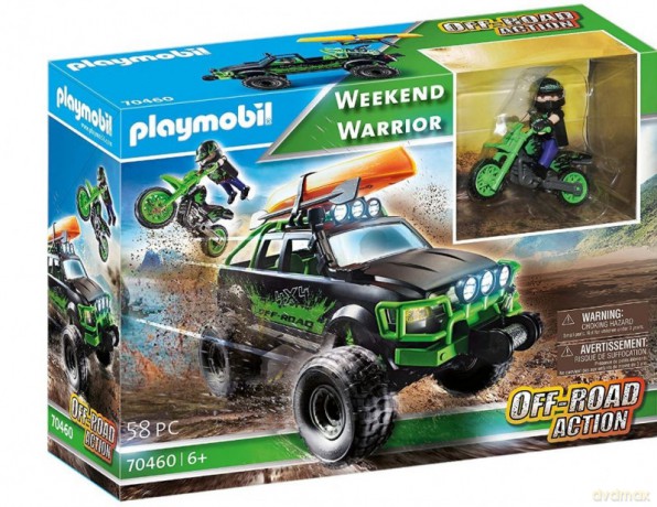 PLAYMOBIL Off Road Zestaw Weekend Warrior 3w1 70460
