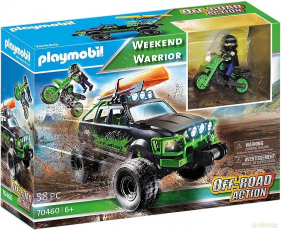 PLAYMOBIL Off Road Zestaw Weekend Warrior 3w1 70460