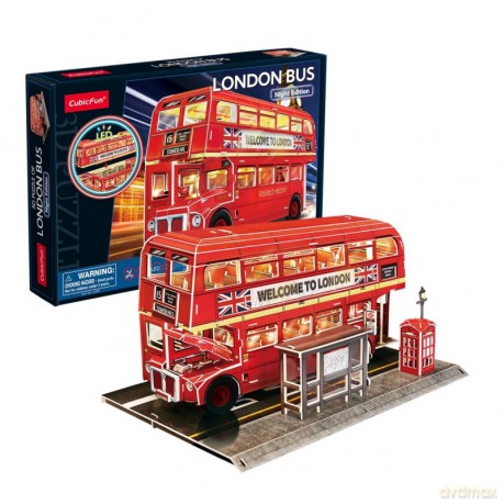 Puzzle 3D - Londyński autobus [PUZZLE]