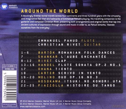 Emmanuel Pahud Tian Rivet: Around The World [CD]