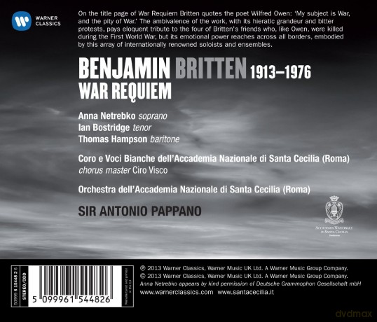 Antonio Pappano: War Requiem [2CD]