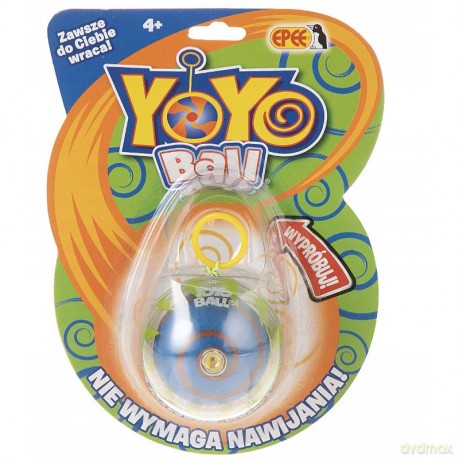 Yoyo Ball zielony blister, yoyo ze spiralką
