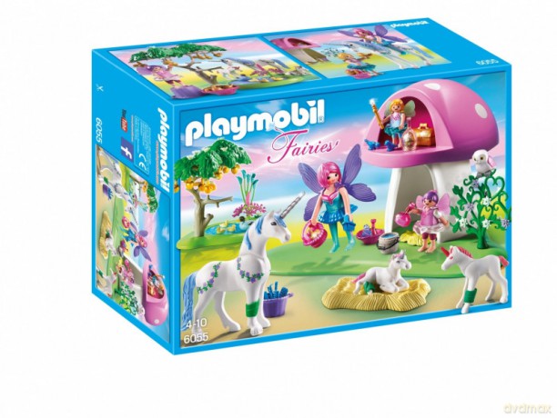 PLAYMOBIL Zestaw z figurkami Fairies 6055 Las wróżek z jednorożcami