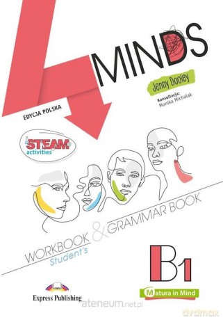 4 Minds B1 ćwiczenie + GB + DigiBook (kod) - Jenny Dooley [KSIĄŻKA]