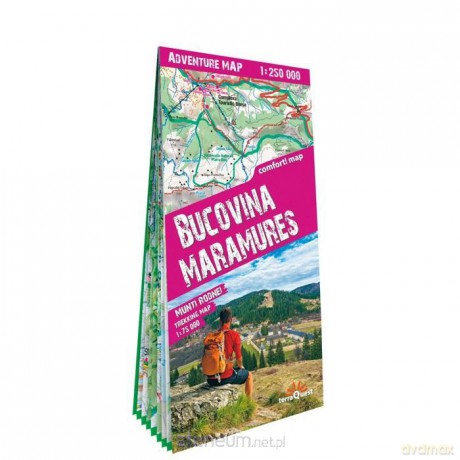 Adventure map Bucovina Maramures 1:250 000 laminowana