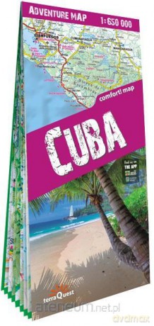 Adventure map Cuba 1:650 000 laminowana