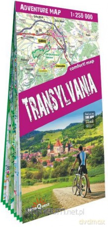 Adventure map Transylvania 1:250 000 laminowana
