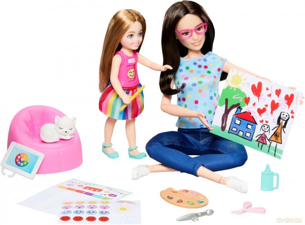 Barbie Arteterapia Zestaw z 2 lalkami HRG48