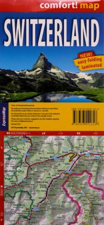 Comfort! map Switzerland 1:350 000 mapa