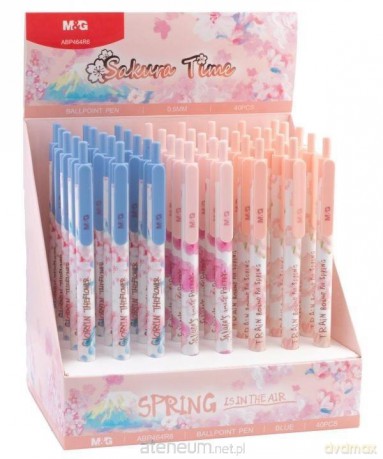 Długopis automatyczny Sakura niebieski (40szt)