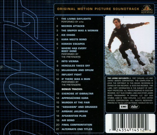 007 The Living Daylights (Remastered+Bonus Track) soundtrack (W Obliczu Śmierci) [CD]