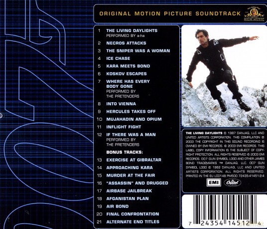 007 The Living Daylights (Remastered+Bonus Track) soundtrack (W Obliczu Śmierci) [CD]