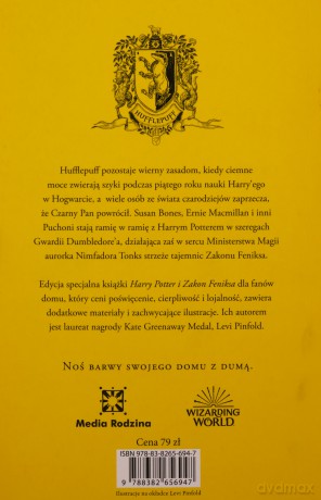 Harry Potter i Zakon Feniksa (Hufflepuff) - J. K. Rowling [KSIĄŻKA]