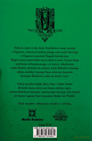 Harry Potter i Zakon Feniksa (Slytherin) - J. K. Rowling [KSIĄŻKA]