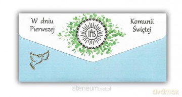 Kartka-koperta Komunia