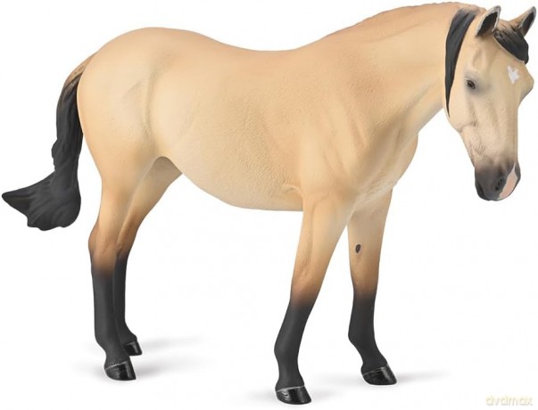 Klacz Lusitano maści buttermilk buckskin Deluxe [FIGURKA]