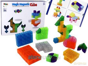 Klocki kostki magnetyczne 88el [KLOCKI]