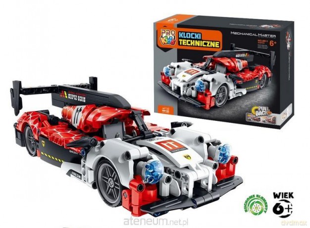 Klocki techniczne PRO Kids Super car wyścigowy [KLOCKI]