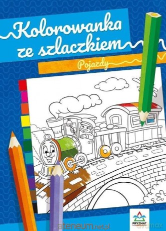 Kolorowanka ze szlaczkiem. Pojazdy - Natalia Logvanova [KSIĄŻKA]