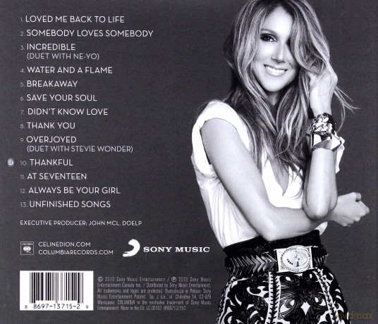 Celine Dion: Loved Me Back To Life [CD]