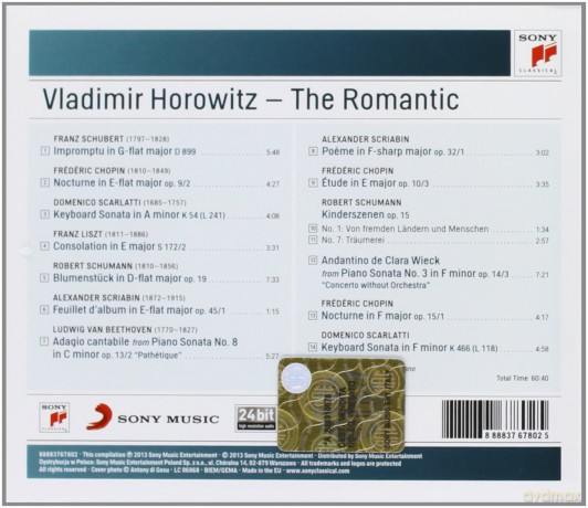 Vladimir Horowitz: Vladimir Horowitz - The Romantic [CD]
