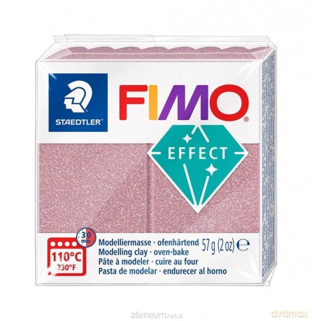 Masa termoutwardzalna Fimo Effect 57g różowy
