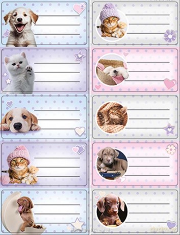 Naklejki na zeszyty The Sweet Pets Kids