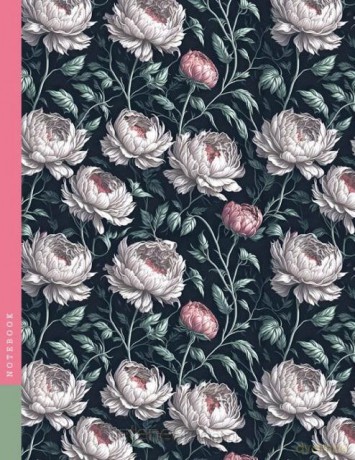 Notatnik 128x165/48K linia kwiaty