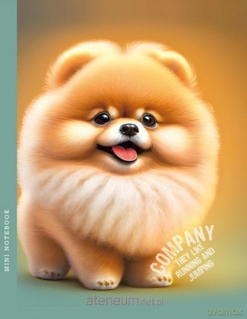 Notatnik 128x165/64K linia pies chow-chow