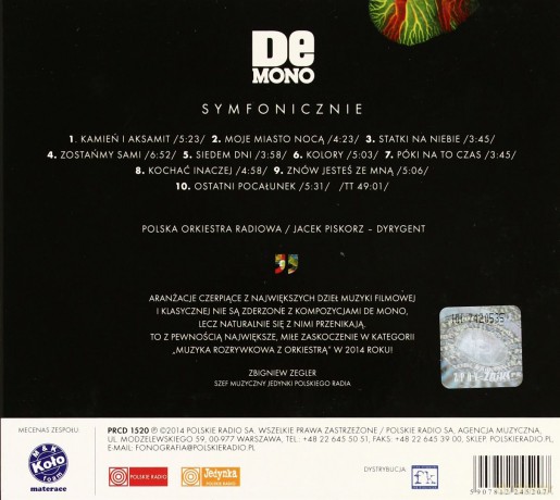 De Mono: Symfonicznie (digipack) [CD]