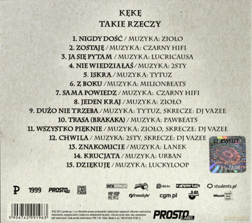 Kękę: Takie Rzeczy (digipack) [CD]