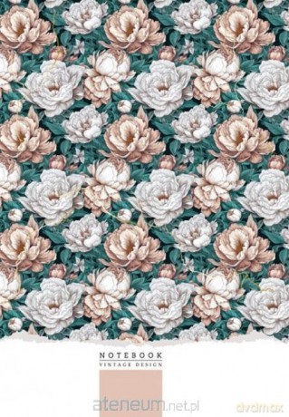 Notatnik 145x197/64K linia kwiaty