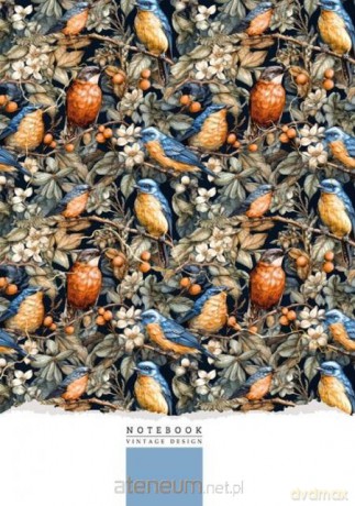 Notatnik 145x197/64K linia ptaki