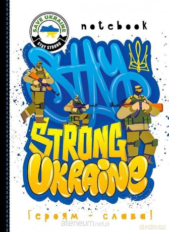 Notatnik ozdobny A5/64K kratka Strong siła