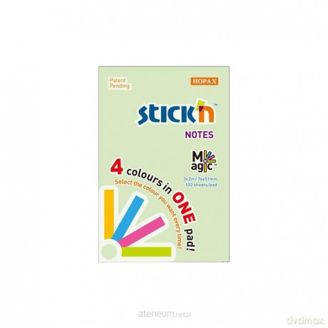 Notes samoprzylepny 51x76mm pastel mix 100K