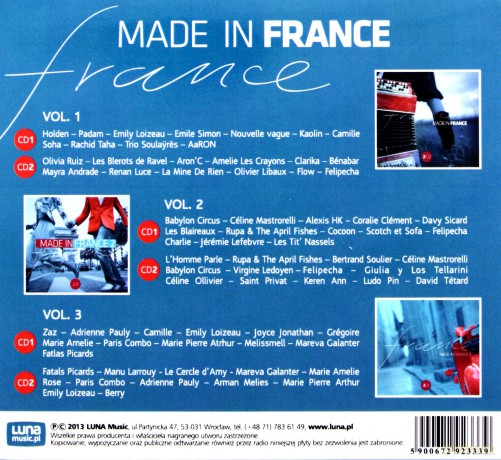 Made In France Vol 1,2,3 [6CD]