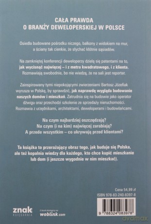 Patodeweloperka. To nie jest kraj do mieszkania - Bartosz Józefiak [KSIĄŻKA]