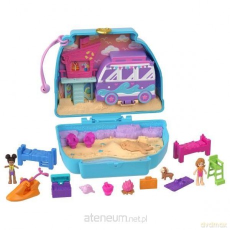 Polly Pocket zestaw Plażowy szczeniaczek HRD36 [FIGURKA]