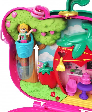 Polly Pocket zestaw Truskawkowy miś HRD35 [FIGURKA]
