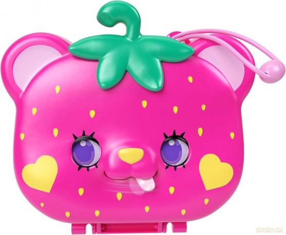 Polly Pocket zestaw Truskawkowy miś HRD35 [FIGURKA]