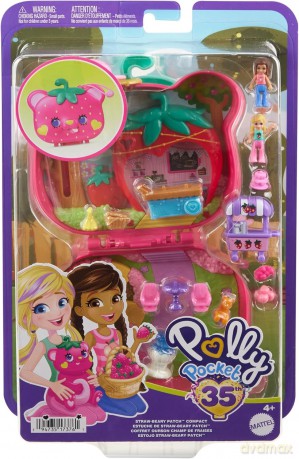 Polly Pocket zestaw Truskawkowy miś HRD35 [FIGURKA]