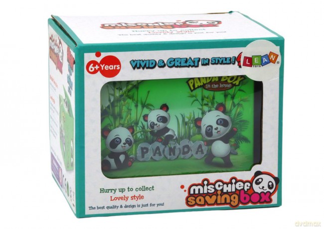 Skarbonka panda nauka oszczędzania