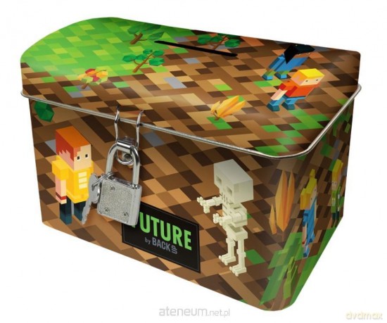 Skarbonka z kłódką kuferek Minecraft
