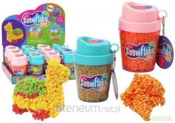 Squishy kulki styropianowe w kubku pomarańczowy