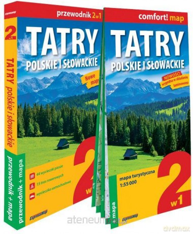 Tatry Polskie i Słowackie przewodnik 2w1 - Tomasz Nodzyński, Marta Cobel-Tokarska [KSIĄŻKA]
