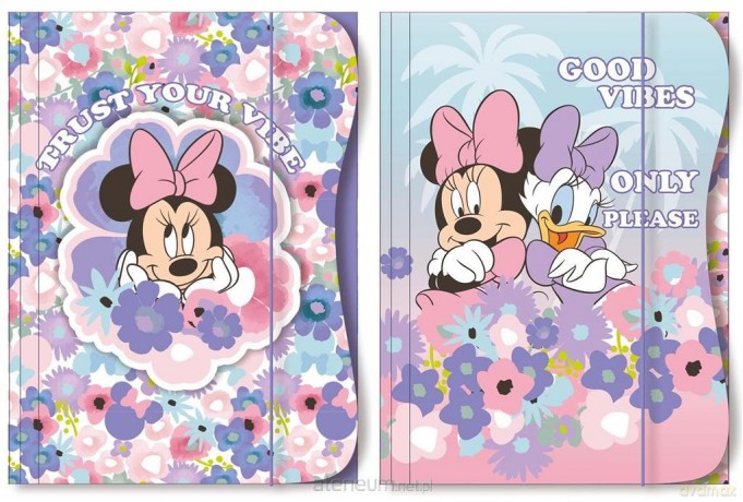 Teczka z gumką A4 Minnie Mouse