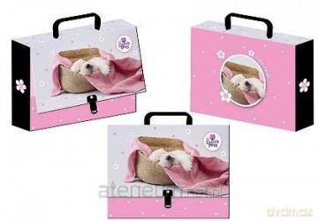 Teczka z rączką walizeczka The sweet pets Pies