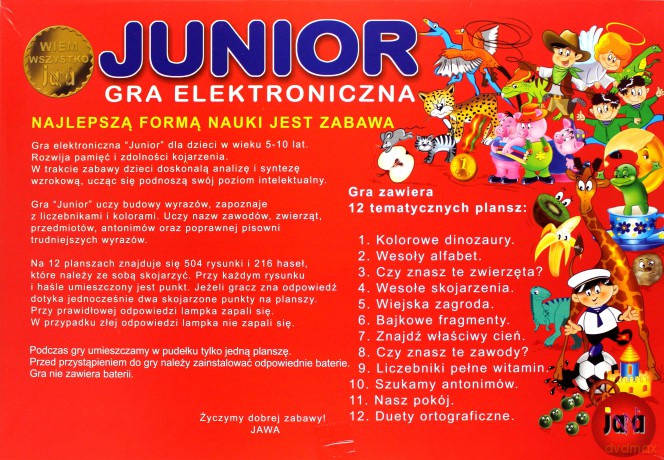 Jawa Gra Junior Elektroniczna [GRA]